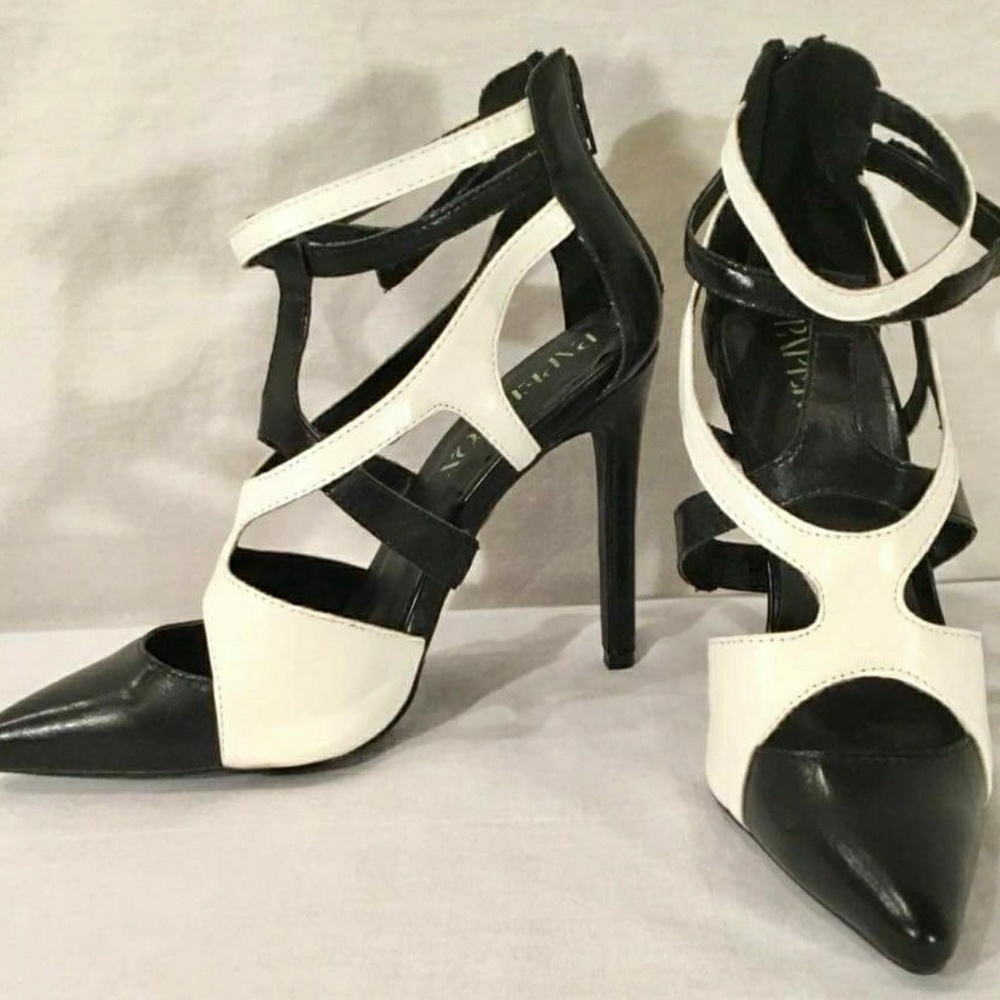 Black and White Heels